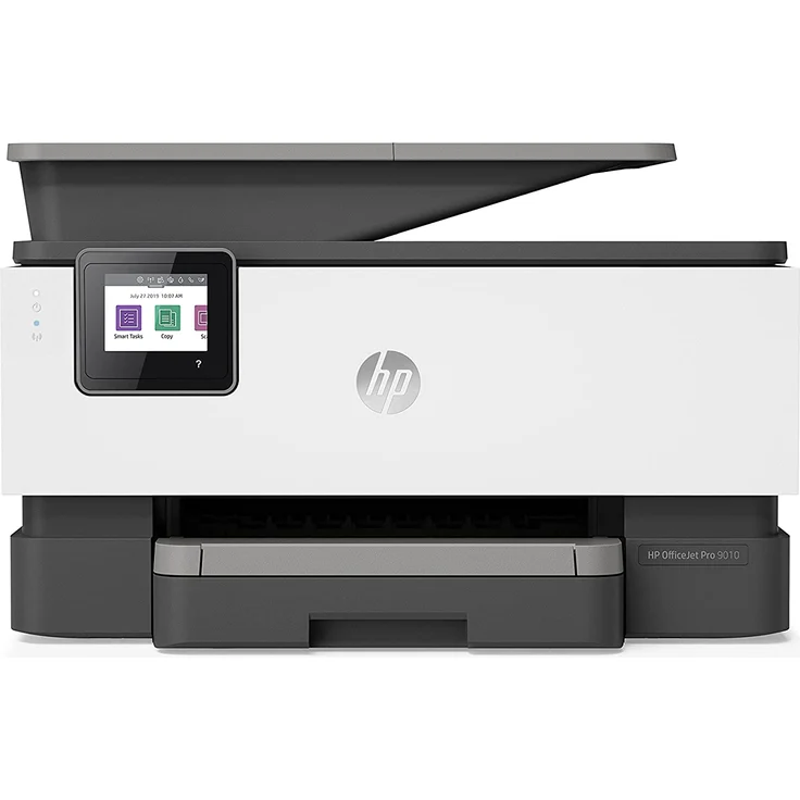 HP OfficeJet Pro 9010 (4-in-1) Multifunktionsdrucker - (Thermal Inkjet) Farbe, Druckgeschwindigkeit: 22 s/w, 18 Farbe, Auflösung: 1200 x 1200, USB, LAN, RJ-11, WLAN, AirPrint, NFC, Instant Ink (3UK83B) – Bild 1