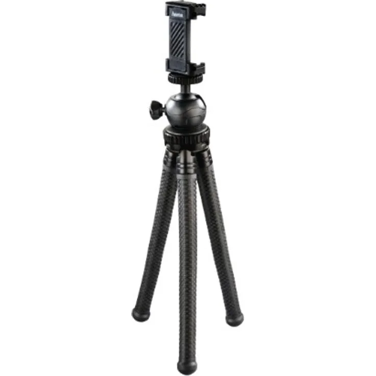 Hama Flexpro Smartphone-Action Camera 3Bein(e) Schwarz Stativ - Stative (Smartphone-Action Camera, 3 Bein(e), 27 cm, Schwarz, Clamp Lock, 16 cm)