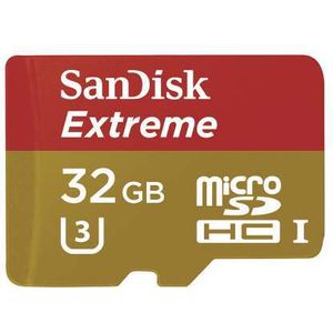 Bild für SanDisk Extreme microSDHC 32GB, UHS-I U3/Class 10 (SDSDQXL-032G-GA4A)