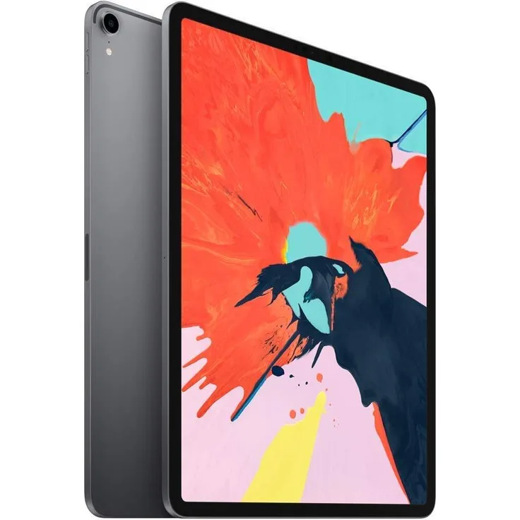 Apple 12,9'' iPad Pro (2018) WiFi Quad-HD-Auflösung 12,9 Zoll, WiFi-Tablet, Octa-Core, 4 GB RAM, 512 GB Speicher, iOS (Update auf iPadOS), Spacegrau (MTFP2FD/A)