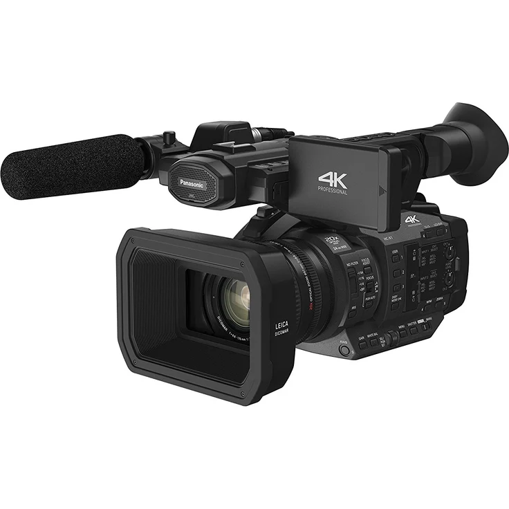 Panasonic HC-X1E Profi-Camcorder (4K 24p, UHD 60p-50p, FHD 60p-50p, 24mm Leica Dicomar Objektiv, OLED Sucher, 8,9 cm Wide LCD, integrierte ND Filter, 2 XLR Eingänge, 2 SD Slots) schwarz – Bild 2