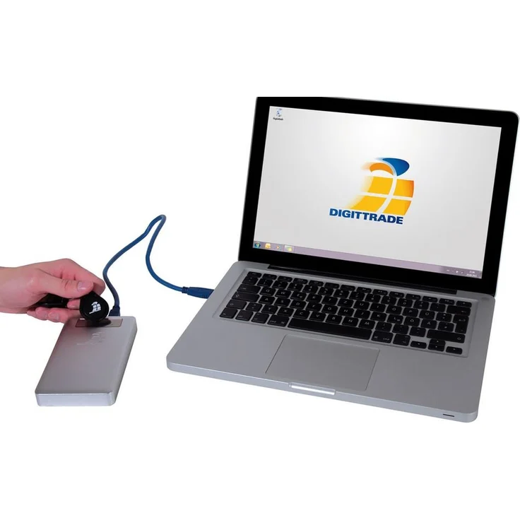 Digittrade RS256 1TB RFID Security externe Festplatte (6,4 cm (2,5 Zoll), 5400rpm, USB 3.0, 256-Bit AES Verschlüsselung, Anti-Schock) – Bild 4