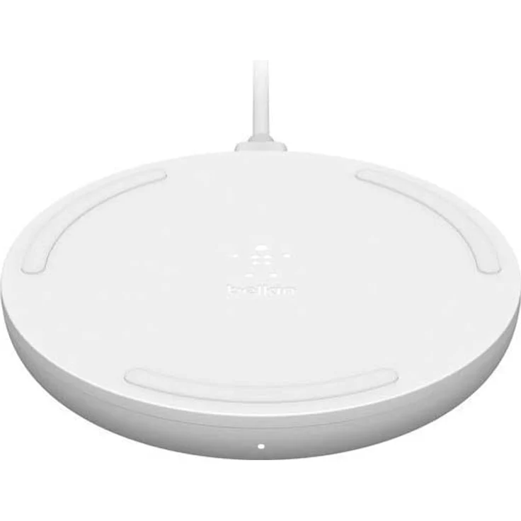 Belkin 10 W Wireless Charging Pad mit Micro-USB Kabel und Netzteil, weiß – Bild 1