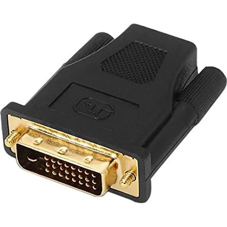 Nanocable 10.15.0700 - DVI zu HDMI Adapter, männlich-weiblich, 24+1-M-HDMI A-H, schwarz