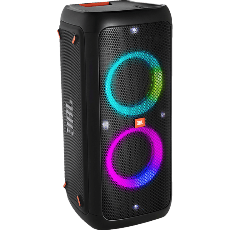 JBL PartyBox 300 in Schwarz Tragbarer Bluetooth Party-Lautsprecher mit Lichteffekten Spritzwassergeschützte, mobile Musikbox mit Akku – Bild 4