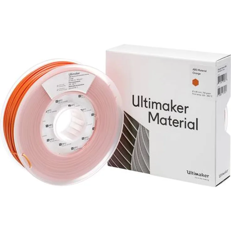 Ultimaker Filament ABS 2,85mm Orange 750g (ABS - M2560 Orange 750 - 206127)