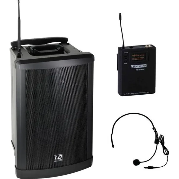 LD Systems Roadman 102 - Mobiler PA Lautsprecher mit Headset