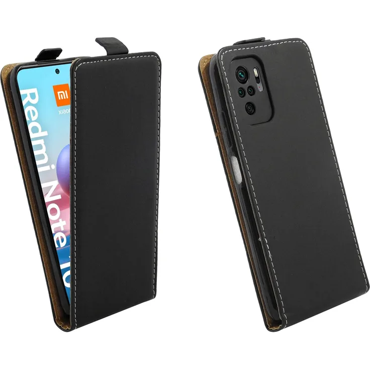 cofi1453 Flipcase, geeignet für Xiaomi Redmi Note 10s, Flipstyle-Tasche, schwarz