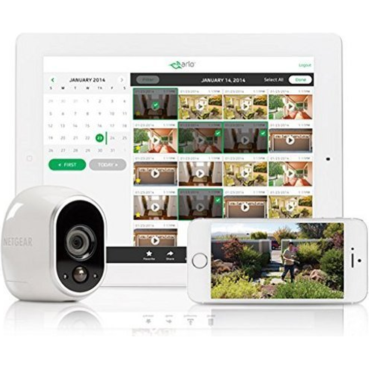 Arlo HD Überwachungskamera & Alarmanlage, 1er Set, Smart Home, kabellos, Innen-Außen, Nachtsicht, WLAN, wetterfest, Bewegungsmelder, (VMS3130) - Weiß – Bild 6