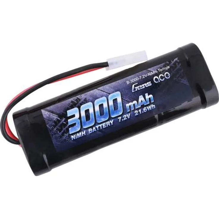 Gens ace Modellbau-Akkupack (NiMh) 7.2V 3000 mAh Zellen-Zahl: 6 Stick Tamiya