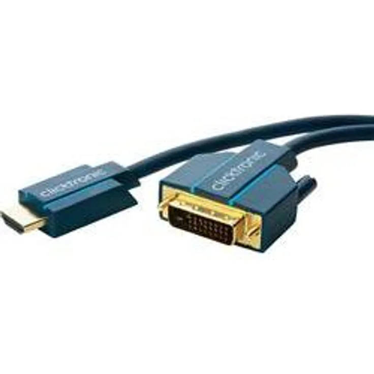 HDMI+/DVI-Adapterkabel (HDMI A/DVI-D St.) (24+1) - 15,0 m Video-Adapter zwischen HDMI+ und DVI-D
