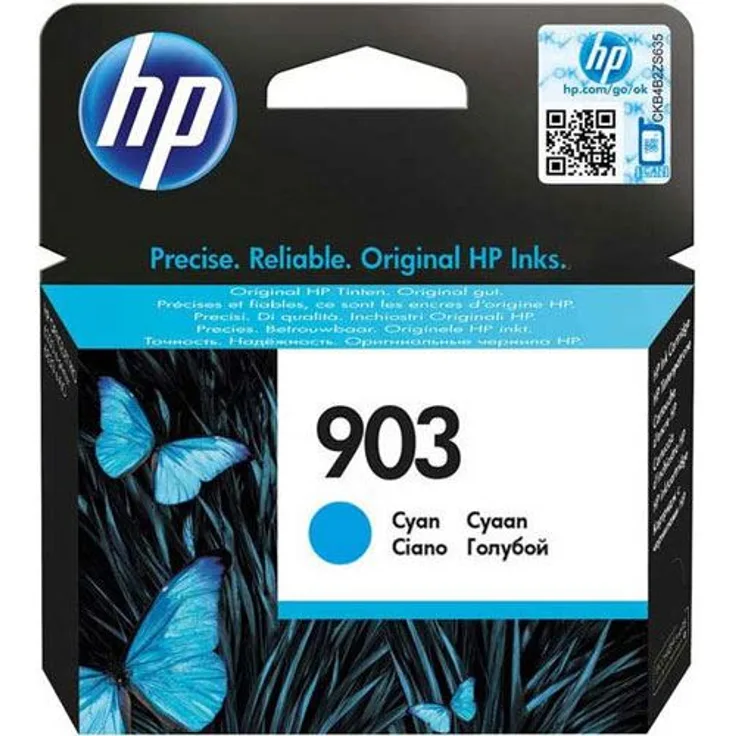 HP 903 Blau Original Druckerpatrone für HP Officejet 6950, HP Officejet Pro 6960, 6970