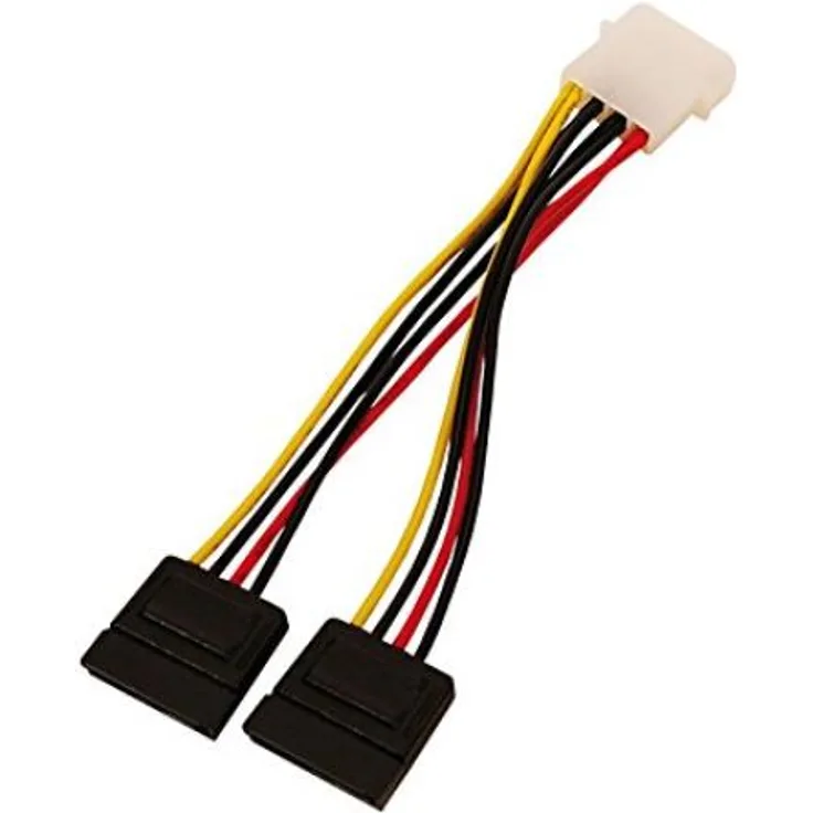 Logilink CS0007 Power Kabel, internal, 2X S-ATA - 5,25'', 0,15M