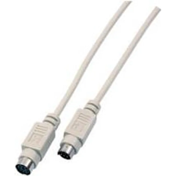 EFB Elektronik 2m - PS/2 - PS/2 - M/M 2m 6-p Mini-DIN 6-p Mini-DIN Weiß PS/2-Kabel (EK323.2)