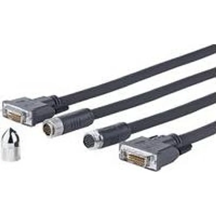 VivoLink Pro Cross Wall - DVI-Kabel - DVI-D (M) bis DVI-D (M) - 10 m - Daumenschrauben