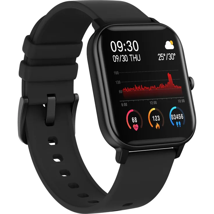 Levowatch L10 Smartwatch (3,5 cm-1,4 Zoll) Schwarz