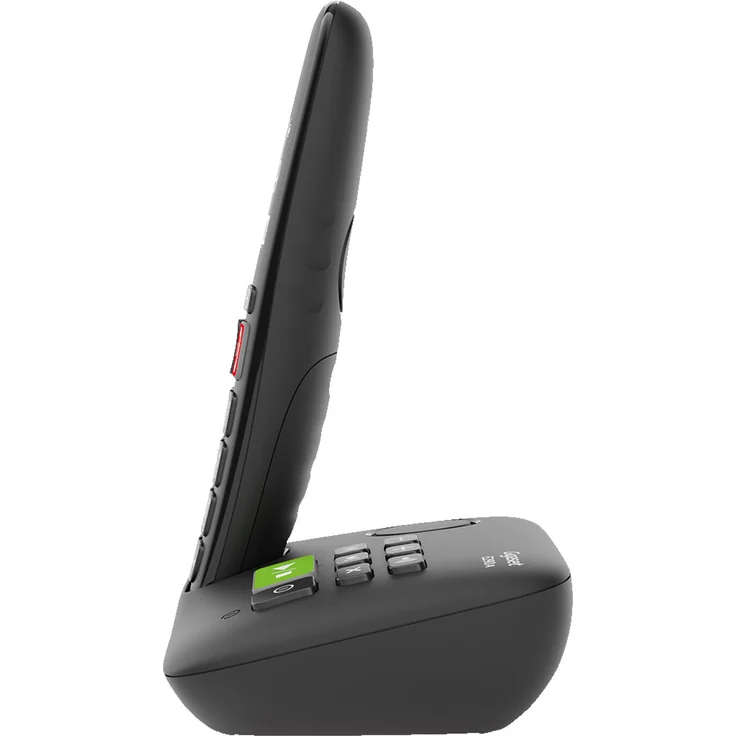 Gigaset E290A - Schnurloses Senioren-Telefon mit Anrufbeantworter und großen Tasten - großes Display, Zielwahltasten für wichtige Nummern, Verstärker-Funktion für extra lautes Hören, schwarz – Bild 4