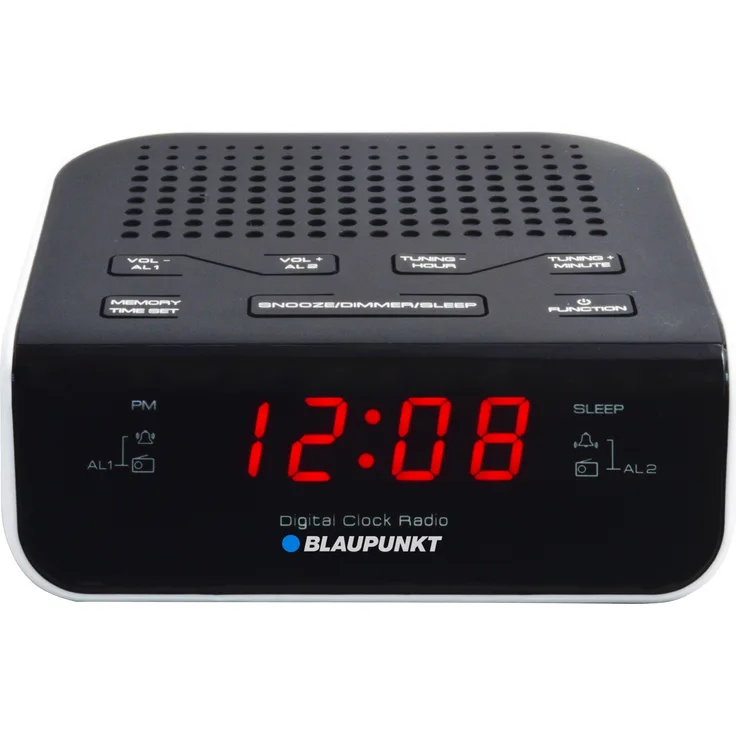 Blaupunkt CRWH Uhrenradio mit LCD-Display schwarz