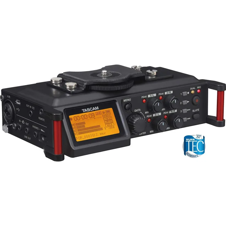 TASCAM dr-70d 16Bit Digital Audio Recorder - digitalen Audio (2000 Ohm, 20 DBV, 92 dB, 16 Bit, 20 - 20000 Hz, 2000 Ohm)