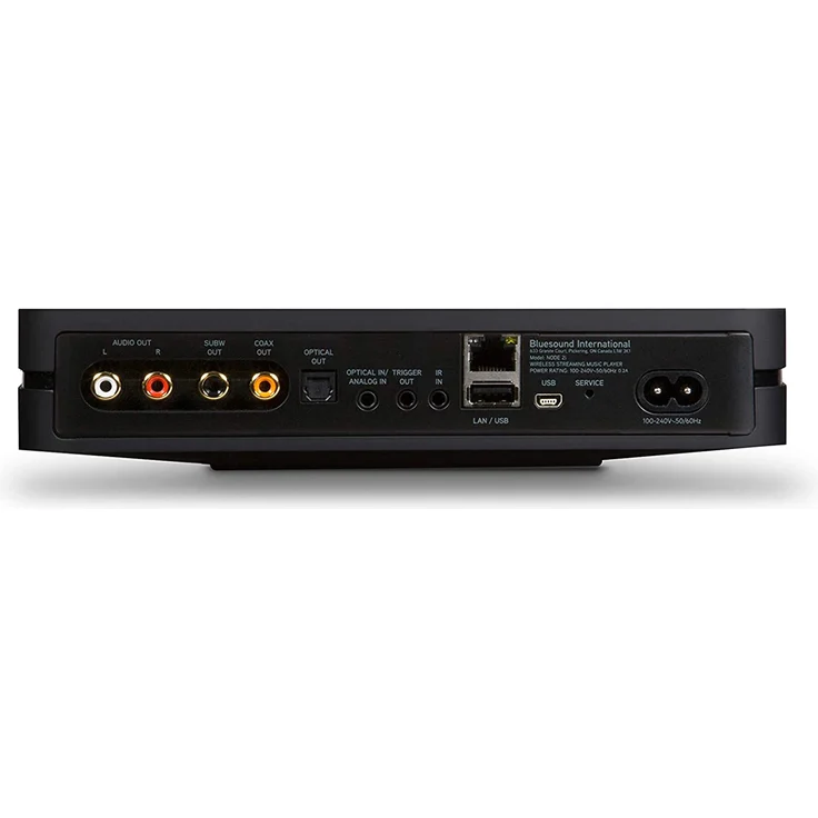 Bluesound Node 2i Hi-Res Musik-Streamer, Schwarz – Bild 2
