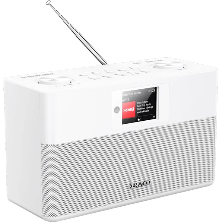 Kenwood CR-ST100S-W Internetradio mit Bluetooth, WLAN, Wecker, TFT-Display, Spotify Connect, weiß – Bild 2