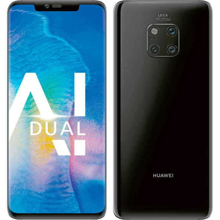 Huawei Mate 20 Pro Smartphone 16,2cm (6,4 Zoll) OLED-Display, 128GB interner Speicher, 6GB RAM, Dual-SIM, Android 9.0, Schwarz – Bild 3