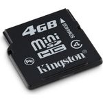 Kingston SDM4/4GB MINI-SDHC Secure Digital
