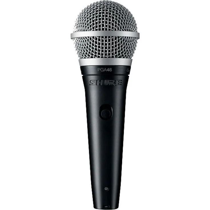 Shure PGA48 Niere Dynamisches Gesangsmikrofon mit XLR-zu-XLR-Kabel