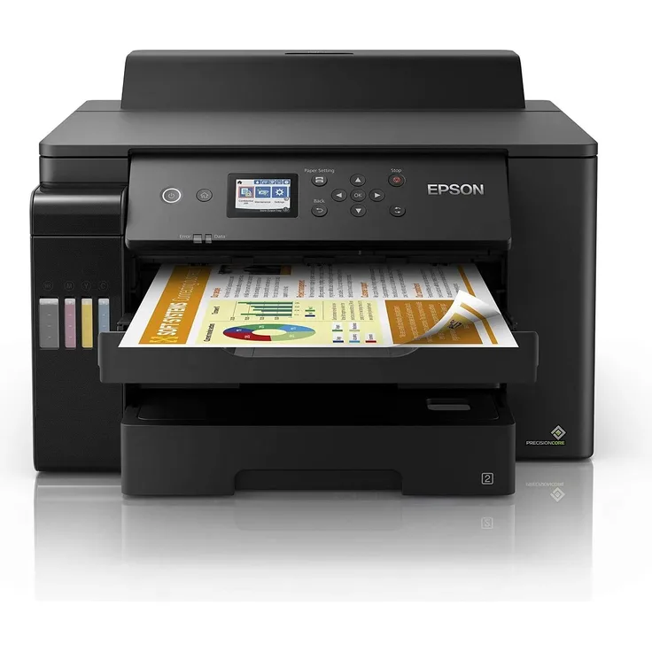 Epson EcoTank ET-16150 - Tintenstrahldrucker, Druckgeschwindigkeit (S/min): 25 S/W, 25 Farbe, Auflösung: 4800 x 1200 (USB, LAN, WLAN, AirPrint, Mobile Print) C11CJ04401