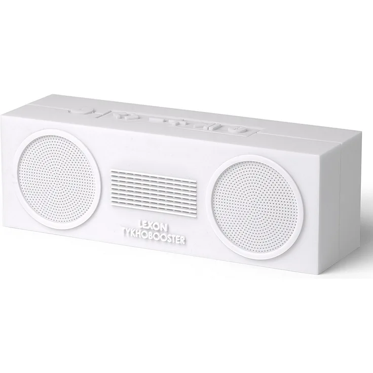 Lexon LA101W wiederaufladbarer TYKHO Booster Bluetooth Lautsprecher weiß