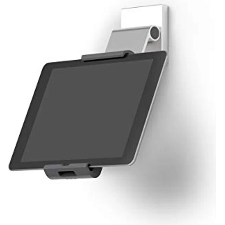 Durable 893523 Tablet Wandhalterung (mit Tragarm für Tablets 7-13 Zoll, 360° drehbar mit Diebstahlsicherung) silber-anthrazit – Bild 1