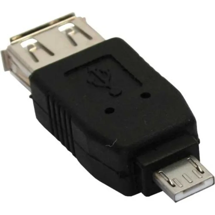 InLine 31600 Micro-USB Adapter, Micro-A Stecker an USB A Buchse