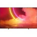 Philips 55OLED805 139 cm (55 Zoll) OLED Smart TV (Ultra HD, HDR) HD-Triple-Tuner (Sat, Antenne, Kabel) Modelljahr 2020 Energieklasse G