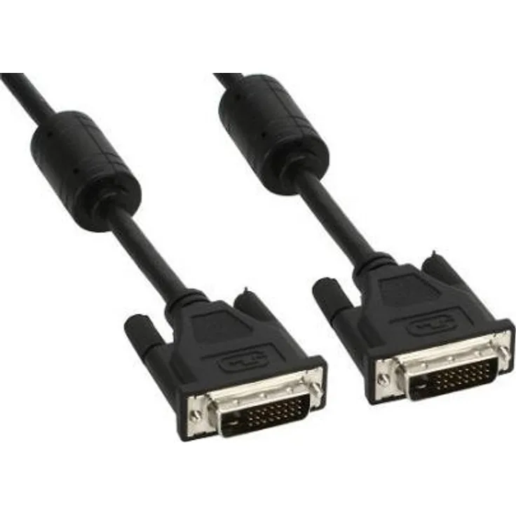 InLine DVI-D Kabel, digital 24+1 St/St, Dual Link, 2 Ferritte, 10m (17779)