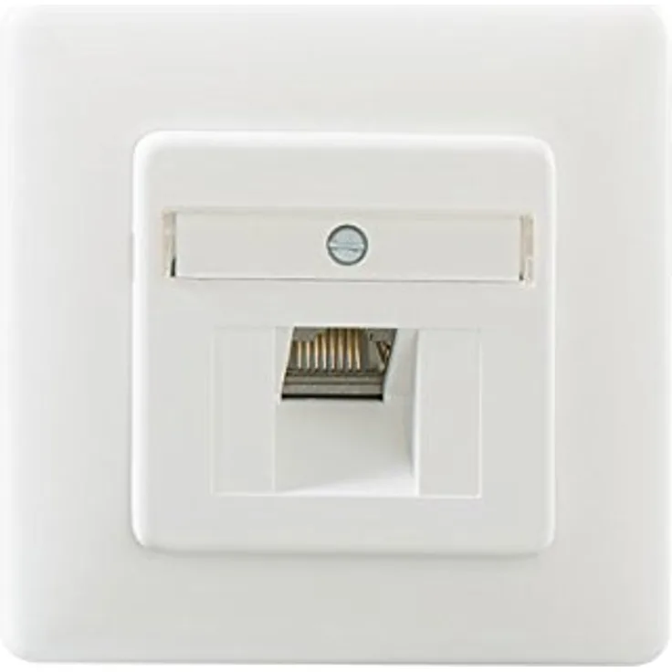 Rutenbeck Anschlussdose 1-Fach, UAE-ClassEA iso-8 Up rw, 138112030, Weiß