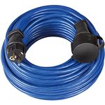 Brennenstuhl BREMAXX Verlängerungskabel (25m Kabel in blau, für den kurzfristigen Einsatz im Außenbereich IP44, Stromkabel einsetzbar bis -35 °C, Öl- und UV-beständig)