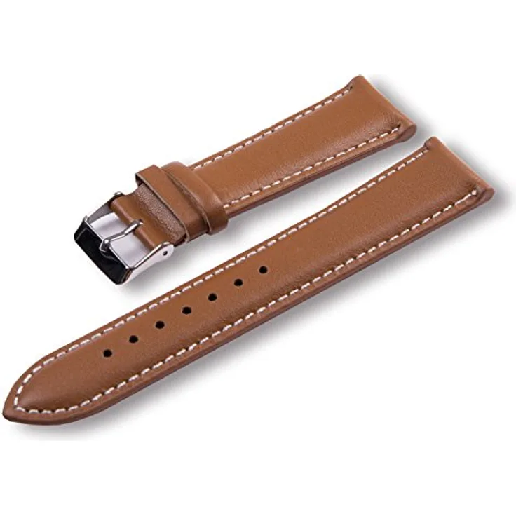 Smartwatch Wechselarmband 24mm Light cognac brown für X-WATCH NARA XW PRO