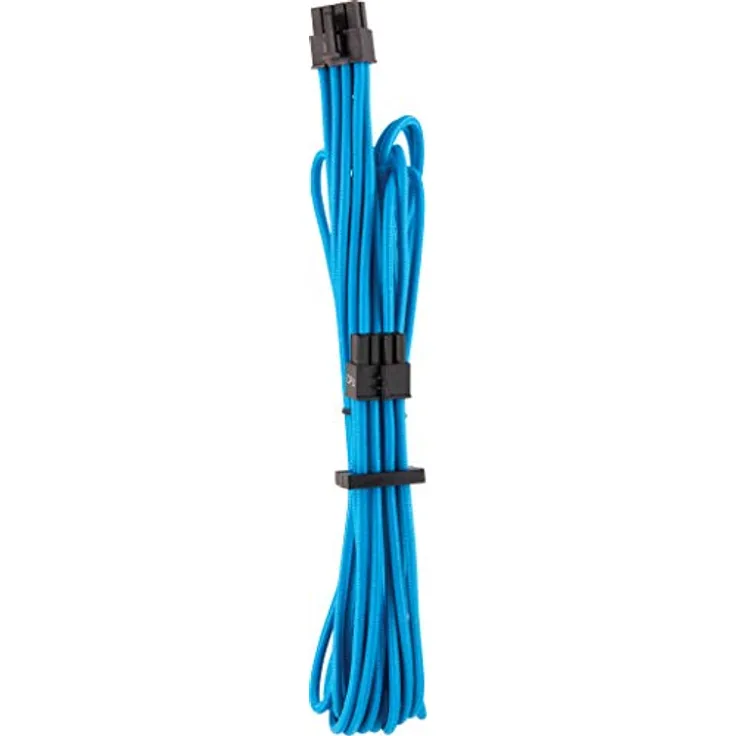 Corsair - Stromkabel - 8-poliges EPS12V (W) eingerastet bis 8-poliges EPS12V (4+4) (W) eingerastet - 75 cm - Blau (Packung mit 2) (CP-8920239)