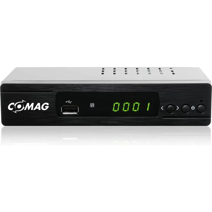 Comag HD45 Digitaler HD Sat Receiver, FULL HD, HDTV, DVB-S2, HDMI, SCART, PVR-Ready, USB 2,0, schwarz