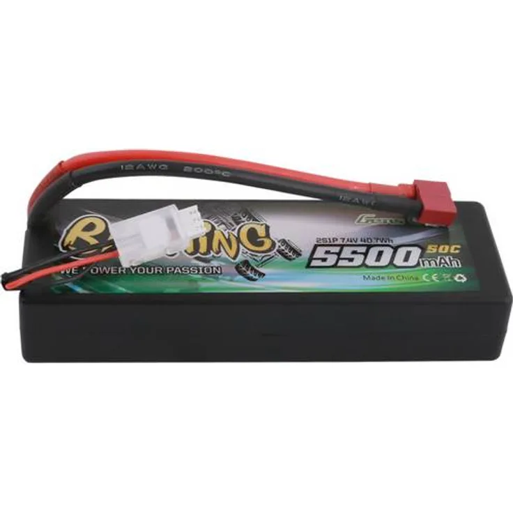 Gens ace Modellbau-Akkupack (LiPo) 7.4V 5500 mAh Zellen-Zahl: 2 50 C Box Hardcase T-Stecksystem