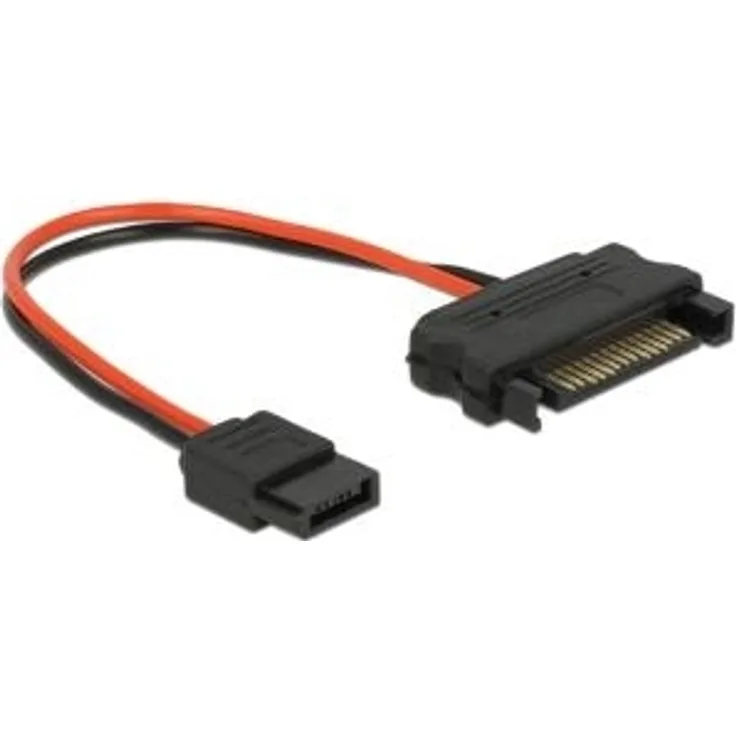 DeLOCK - Stromkabel - SATA Leistung (R) bis Slimline SATA Leistung (R) - 24 cm (84857)