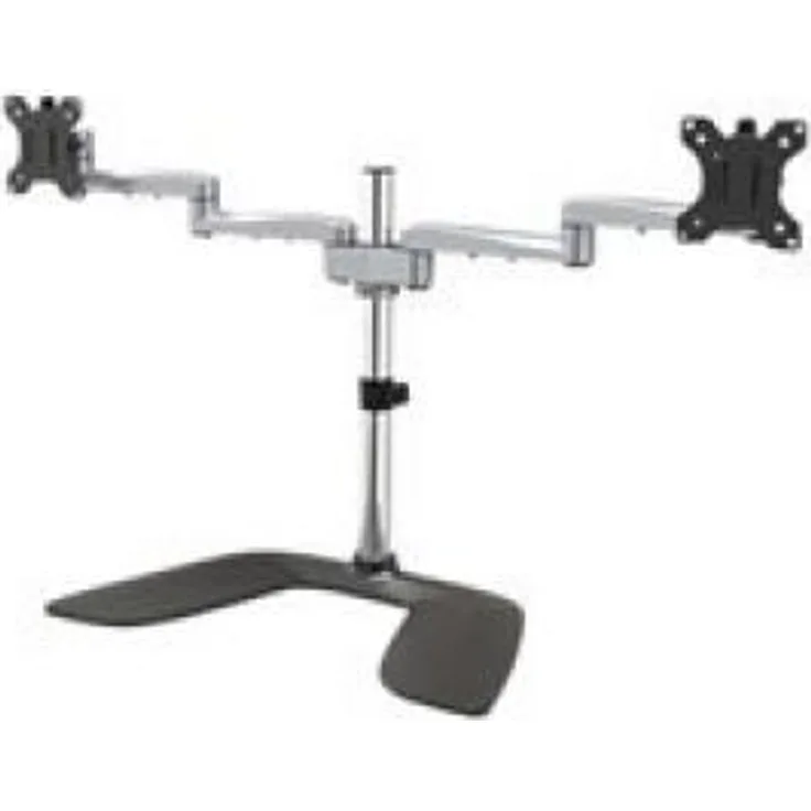 StarTech.com ARMDUALSS Dual Monitor Stand - Gelenkarme - Höhenverstellbar - Für VESA-Monitore bis 32 ''- Stahl & Aluminium