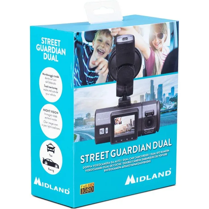 Midland Street Guardian Dual Full HD 1080P GPS C1285