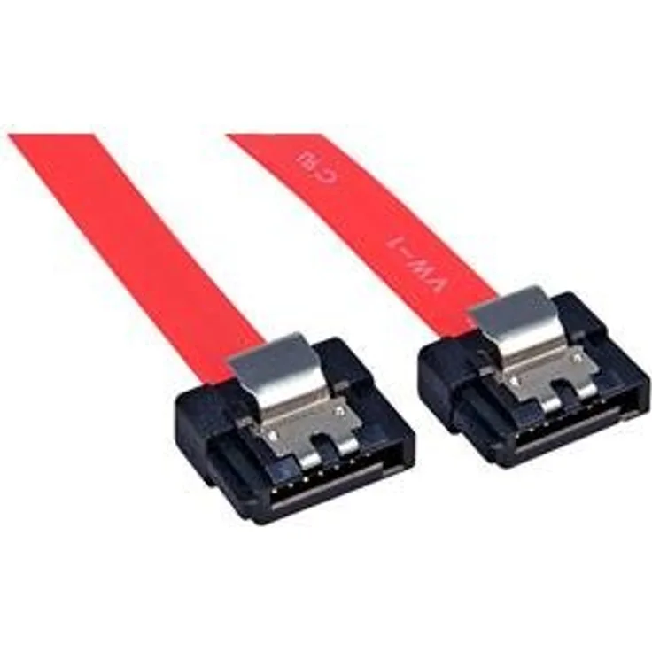 Lindy - Serial ATA-Kabel - Serial ATA 150/300 - Serial ATA, 7-polig - Serial ATA, 7-polig - 20cm - verriegelt (33559)