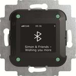 BUSCH-JAEGER Busch-Radio BTconnect DAB+ 8217 U-101 Einbauradio mit Bluetooth, schwarz