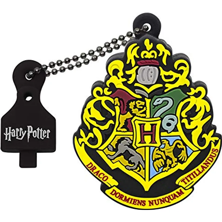 Emtec ECMMD16GHPC05 USB-Stick 2.0 Lizenzserie Harry Potter Collection 16 GB Hogwarts Material Gummi weich