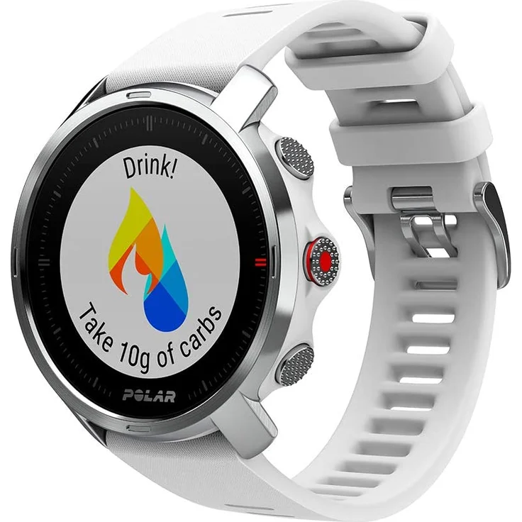 Polar Grit X Multisportuhr GPS, Unisex, M/L, Edelstahlgehäuse, Silber/Weiß (90081735) – Bild 1