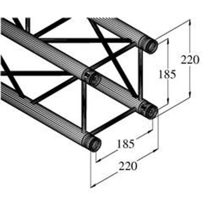 Alutruss Decolock DQ4-1500 4-Punkt-Traverse