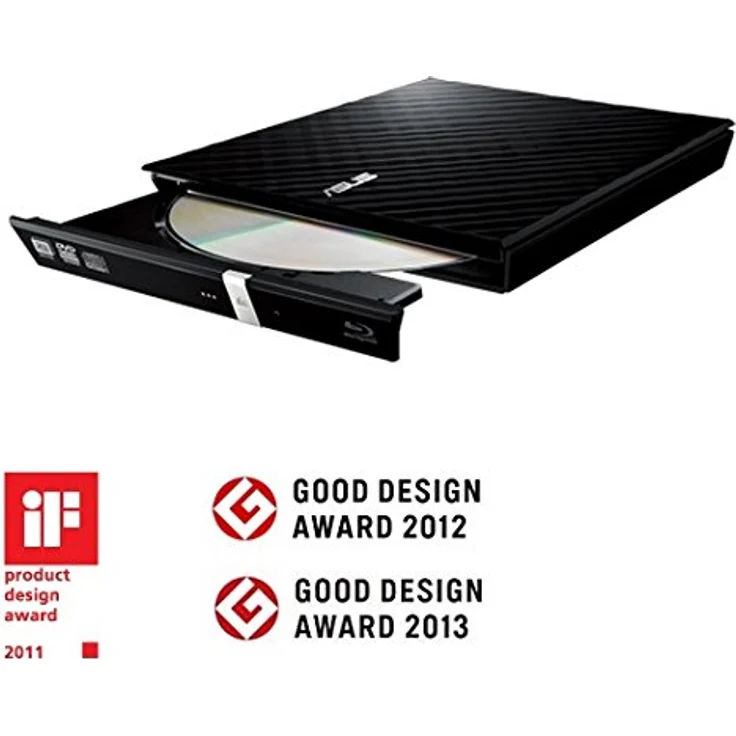 Asus SDRW-08D2S-U 8x DVD Slim Brenner USB2.0 Schwarz – Bild 4