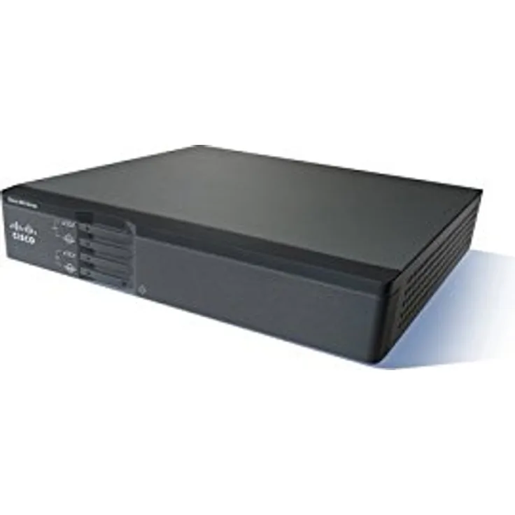 Cisco 867 VAE Ethernet-LAN schwarz Router angeschlossen – Router verbunden (10,100,1000 Mbit-s, 10-100-1000Base-T (x), Ethernet (RJ-45), SNMP, SSH, schwarz, 1U)